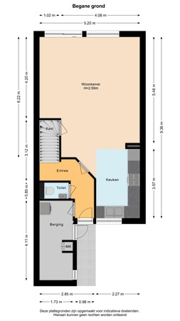 Floorplan - Schijflaan 15, 2625 KG Delft